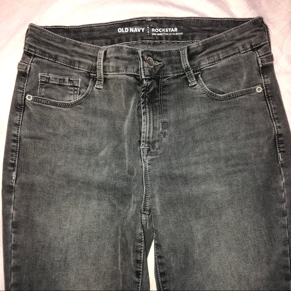 Grey “Rockstar” Jeans | 6